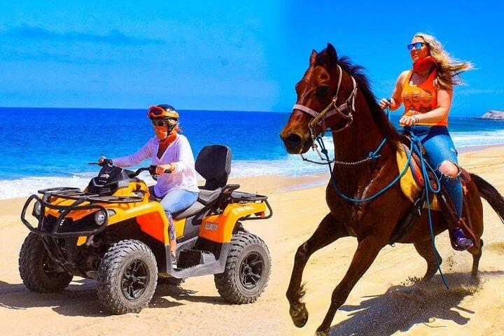 Combo Horseback Beach Ride & ATV Adventure in Los Cabos
