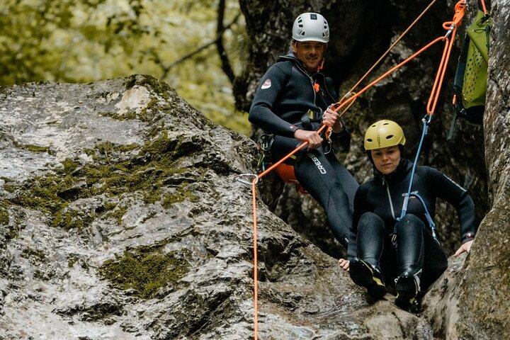 Family beginner Canyoning in Sušec, Bovec 