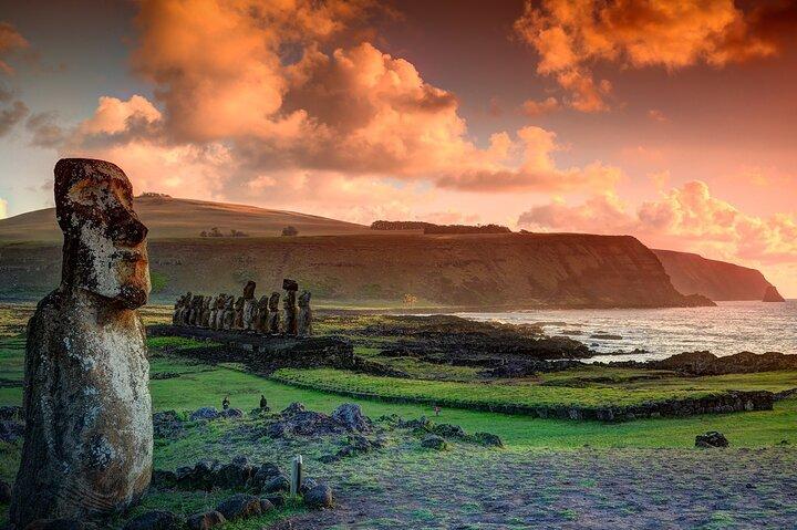 Full Day Private Tour: Factory of the Moai the stone giants