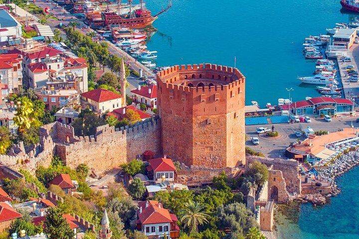 Alanya to Antalya City Tour with Cable Car and Waterfalls
