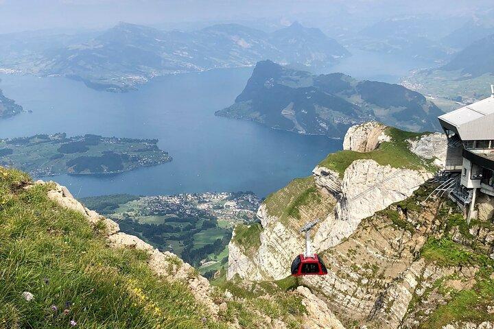 Mt Pilatus Peak and Lake Lucerne Cruise Small Group from Lucerne