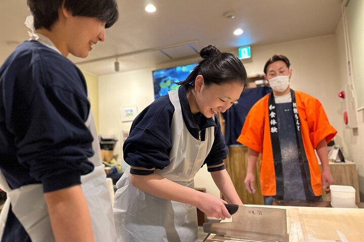 Experience traditional Japanese cuisine, making soba noodles in Sapporo, in a fun and casual way.