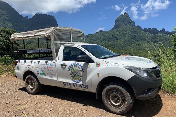 Moorea 4WD Tour Inc. Belvedere, Pineapple Farm, Magic Mountain...