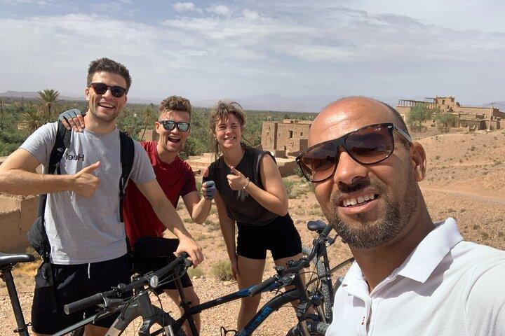 Private half-day mountain biking excursion to discover the palm grove of Skoura