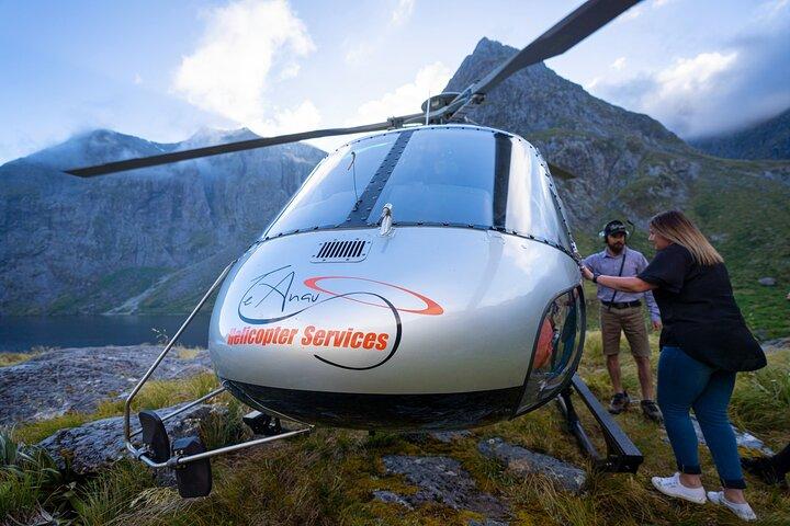 Helicopter Transfer from Milford Sound Airport to Queenstown