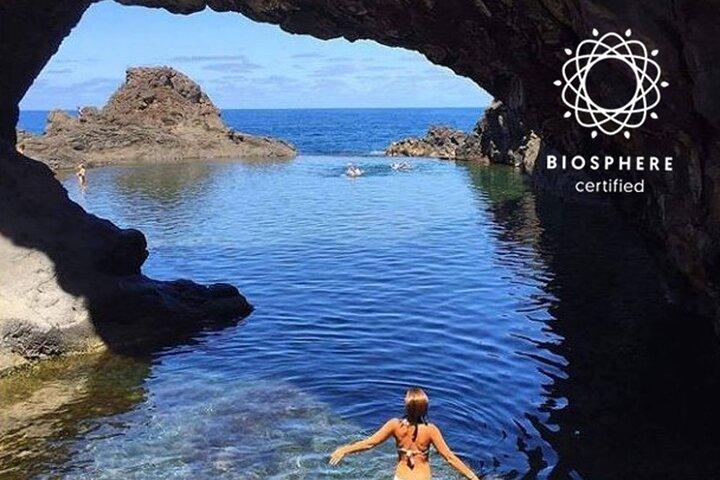 Skywalk, Fanal & Porto Moniz Pools Full day Tour in Open Roof 4x4
