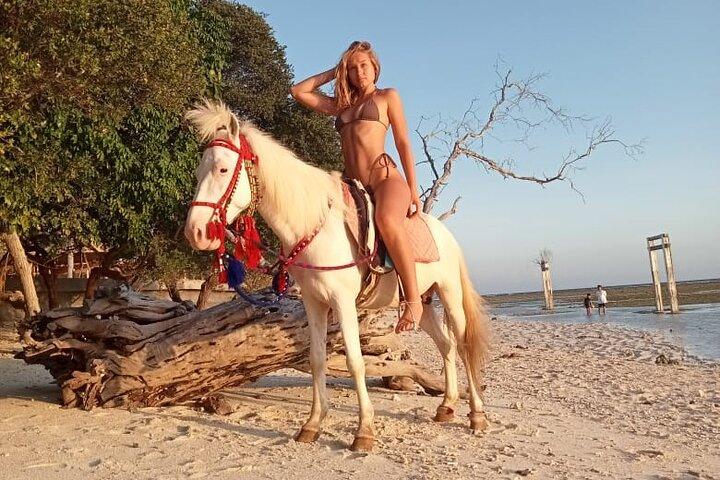 Horse Ride On The Beach Gili Islands