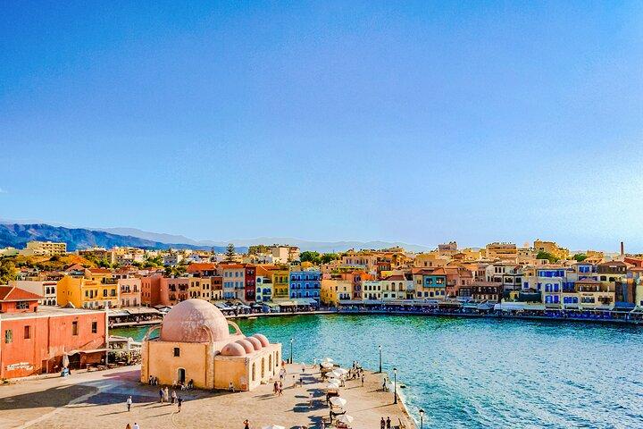 Chania, Kournas and Rethymno from Heraklion Private Tour