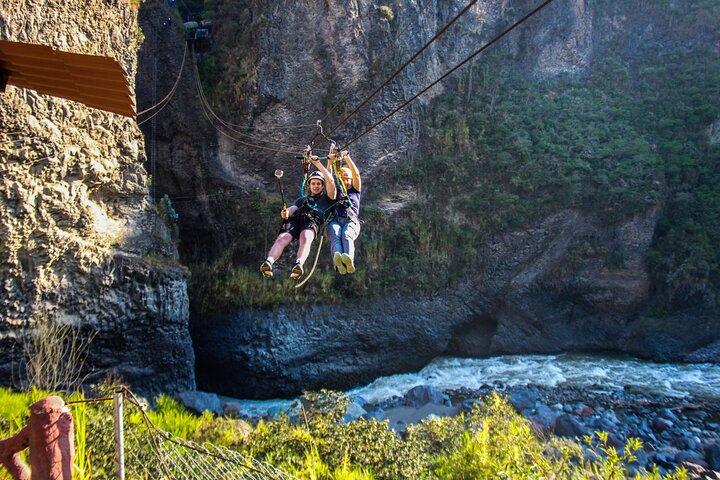 ZIP LINE 350mts. NEAR TO AN AMAZING CANYON