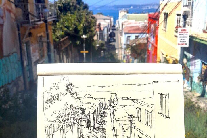 Learn Urban Sketching while you tour Valparaíso