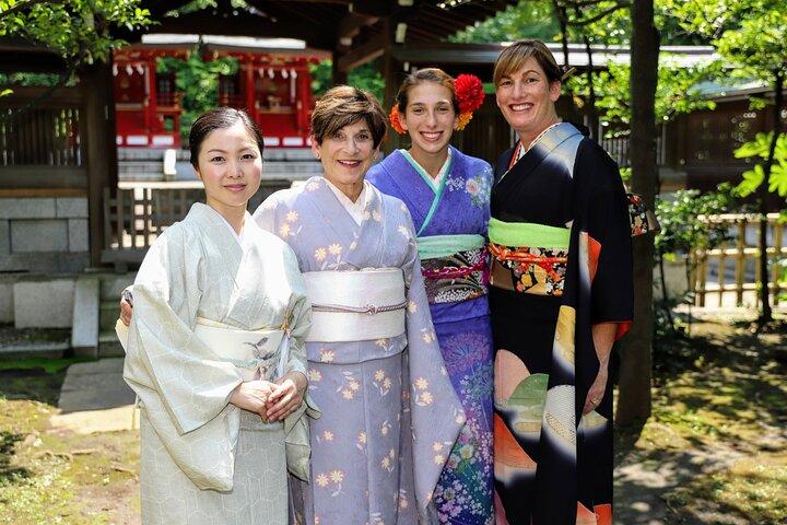 Private Premium​ Plan Kimono & Japanese Tea Ceremony Experience