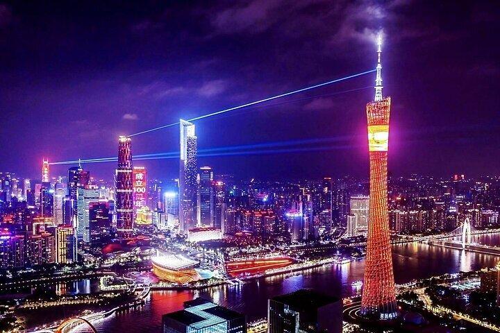 Guangzhou Private Night Tour Canton Tower and Pearl River Cruise