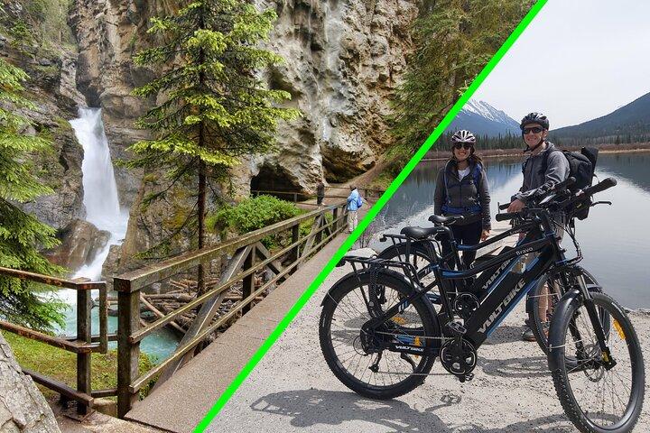 eBike and Hike Banff to Johnston Canyon small group guided program