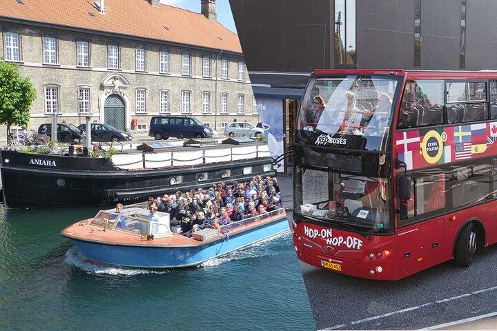 Copenhagen Hop-on Hop-Off Bus with Boat Option