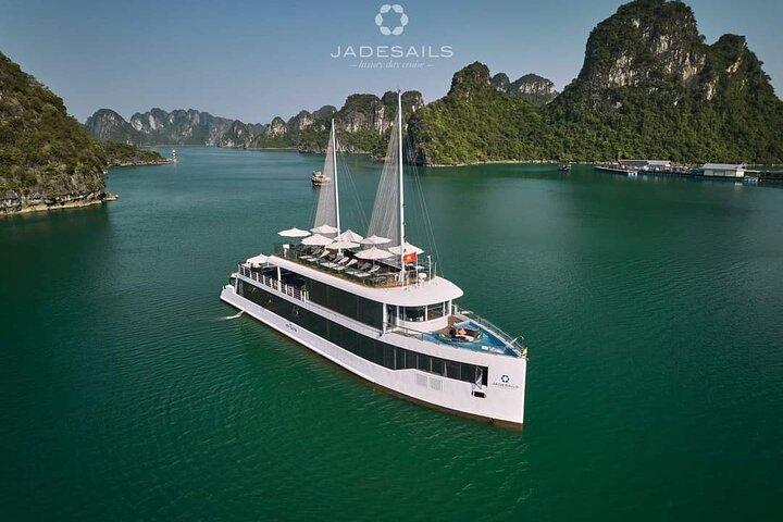 JADE SAILS Best Luxury Day Cruise Visit Ha Long Bay & Lan Ha Bay