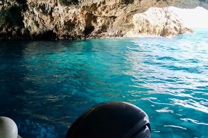 Private Blue Cave Adventure with Views of Boka Bay(up to 10 pax)