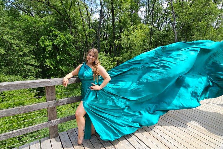  Flying Dress Photo Shoot in Madison WI