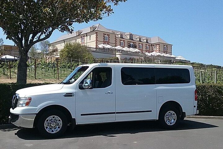 Best Private Wine Tours of Napa Valley-Sonoma for up to 8 people.