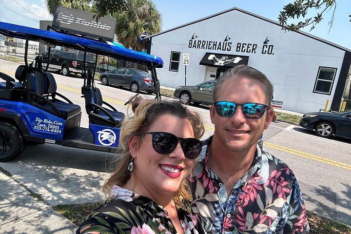 Ybor City Private Brewery Tour by Custom Golf Cart