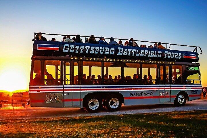 Sunset Double Decker Bus Tour in Gettysburg