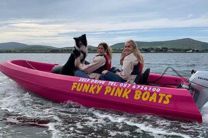 Funky Pink Self Drive Boats