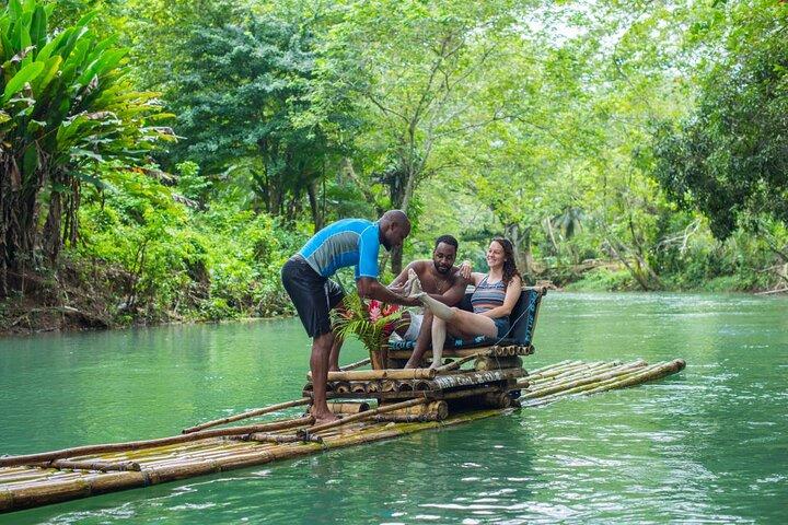 Bamboo Rafting, Limestone Massage at Lethe River