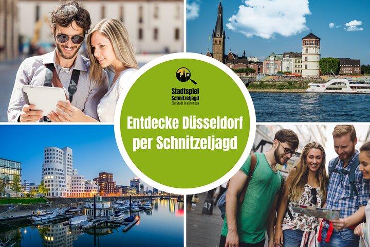 City game scavenger hunt Düsseldorf - independent city tour I discovery tour