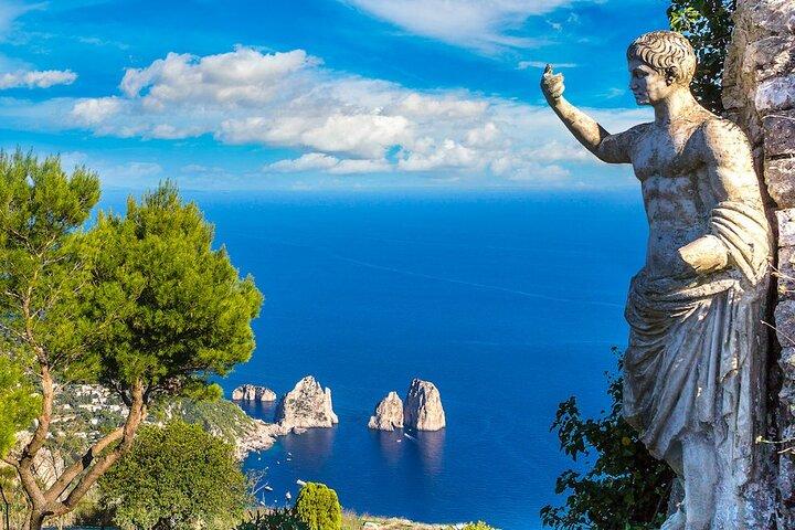 From Naples: Guided Capri Island Day Trip with all services