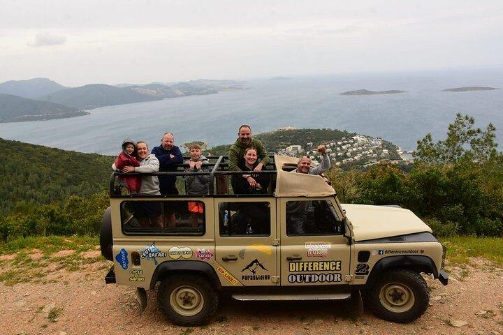 Off-Road Jeep Safari Tour in Bodrum with BBQ Lunch & Transfer