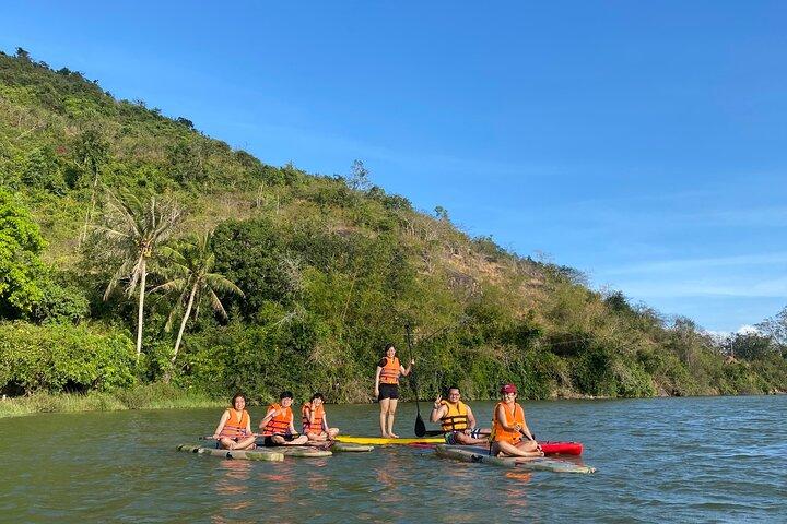 Stand Up Paddle Boarding and Sunset Watching on Cai River