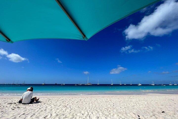 Beach day in Barbados with shuttle transfers
