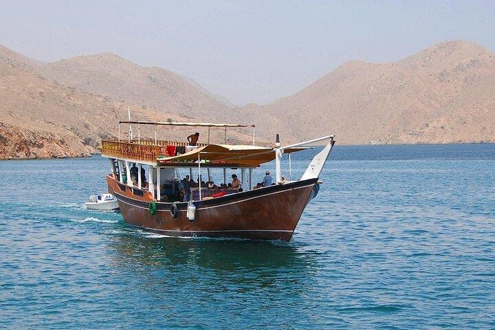 Khasab Musandam Full Day dhow cruise with lunch and Snorkeling 