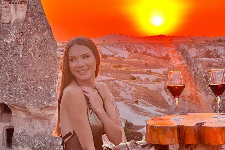 Romantic Cappadocia Sunset Dinner and Wine 