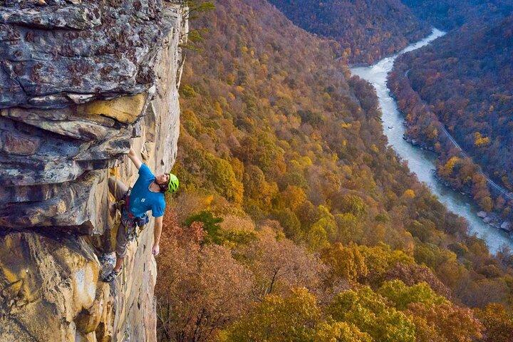 Lower New River Gorge Full Day Climb and Rappel