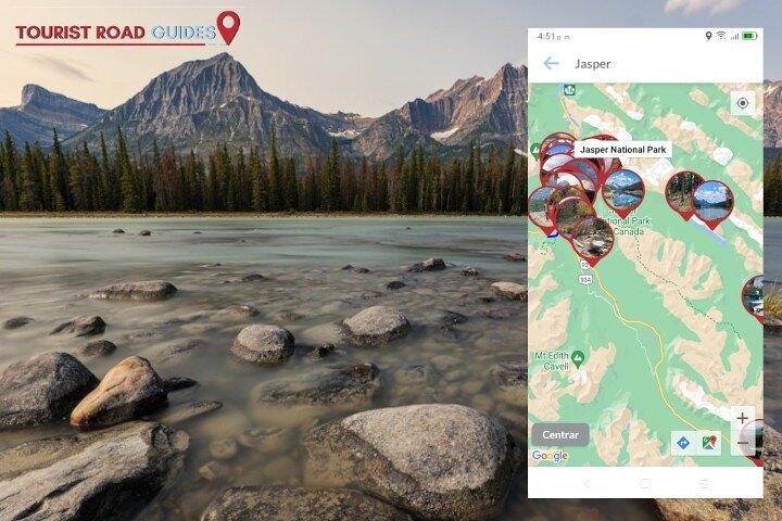 Jasper Self-Guided Routes APP with audio guide