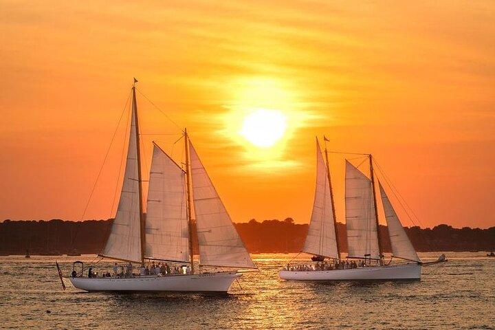 Newport Sunset Sail on Classic Sailboat