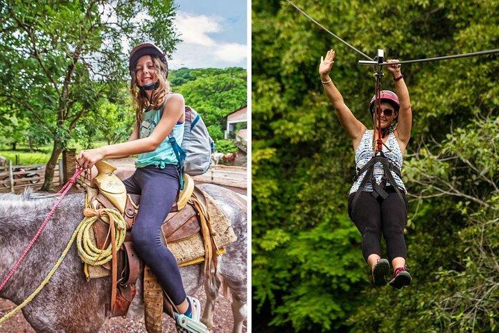 Sierra Madre Horseback Riding and Zipline with Lunch Included