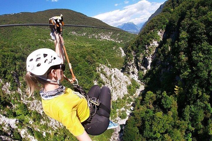 Bovec Zipline - canyon Ucja - the longest zipline in Europe