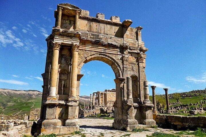 Djemila Roman Ruins in a Private Day