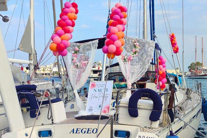 Private Full-Day Bridal Shower Hen Do Boat Cruise in Kos