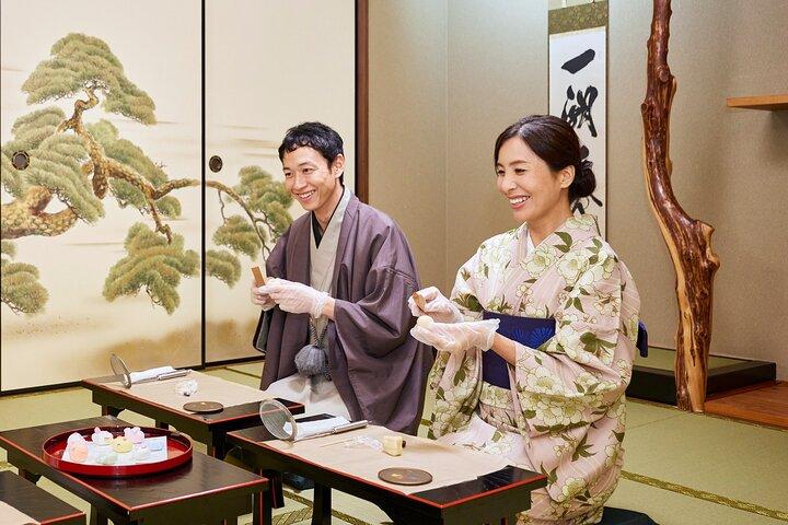 Sweets Making & Kimono Tea Ceremony at Tokyo Maikoya