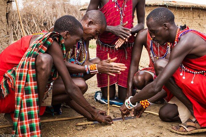 Maasai village visit, Materuni waterfalls & coffee experience 