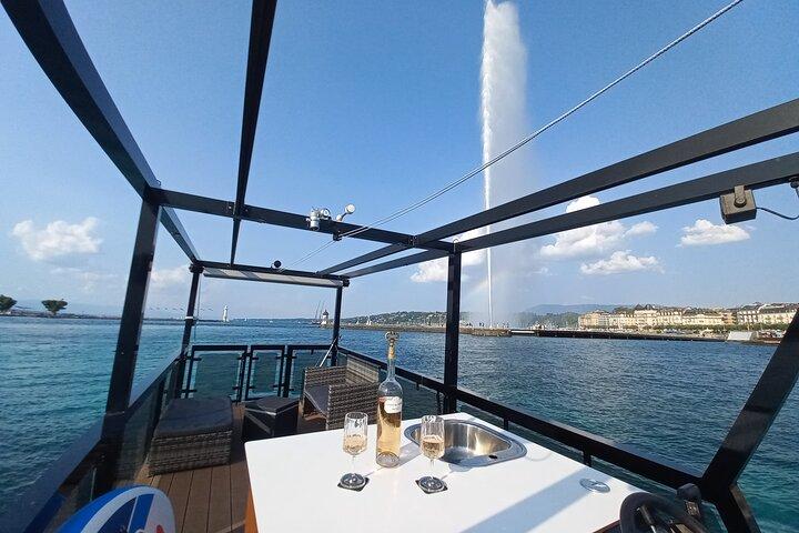 Geneva: Private Cruise on Lake Geneva with Aperitif