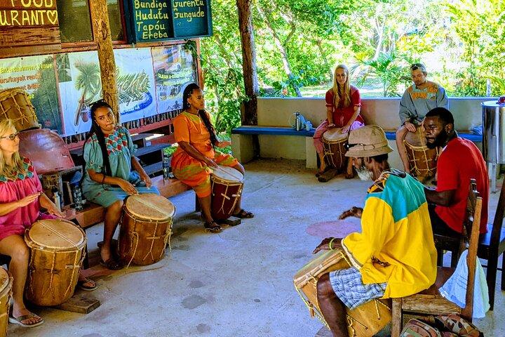 Garifuna Drumming and Dancing Class in Hopkins Village Belize
