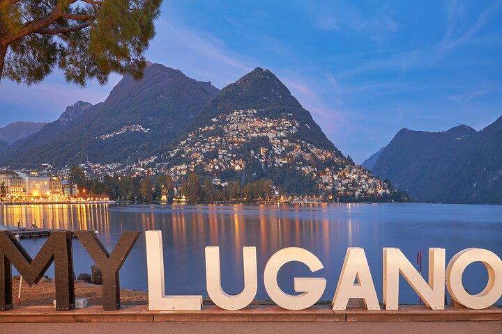 Private Tour in Lugano with Panoramic View and Shopping at FoxTown