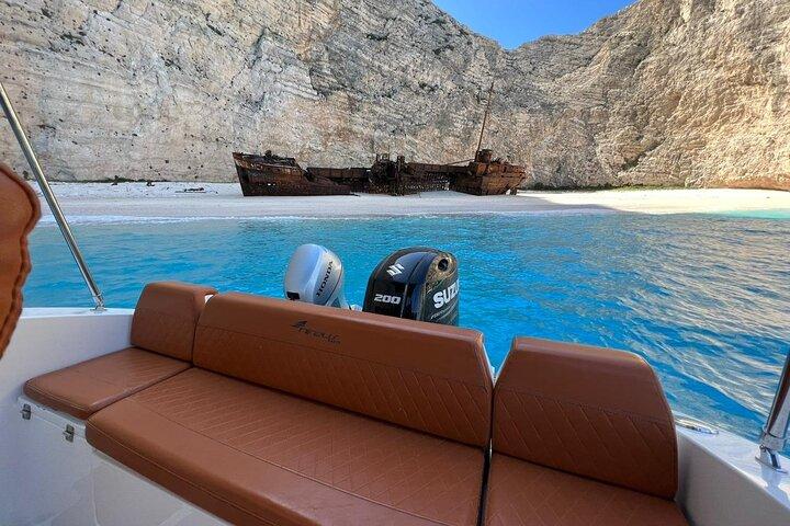 Zakynthos Private Cruise to Shipwreck Beach & Blue Caves