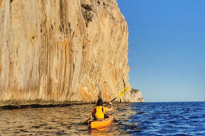 Kayak through Morro de Toix and Cueva dels Coloms