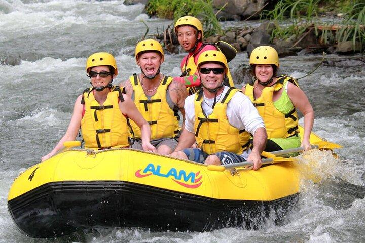 Manado Timbukar white water rafting includes pick up and drop off and lunch