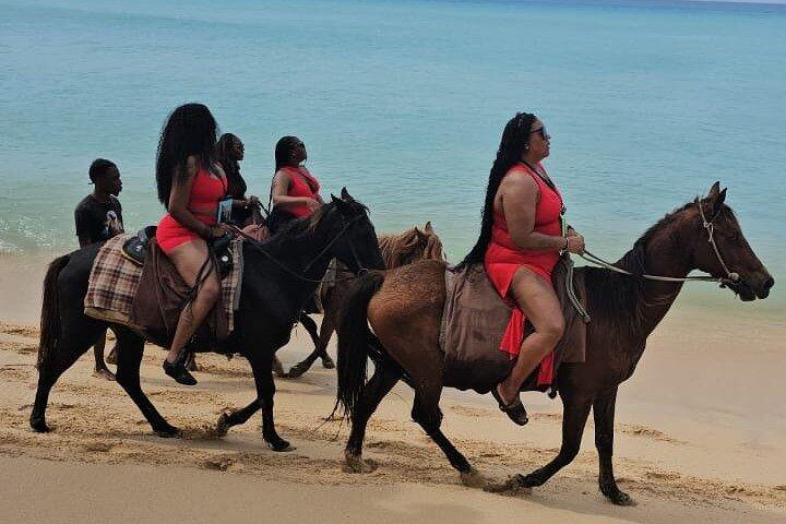Horseback Riding at Hawksbill Beach in Five islands Antigua 