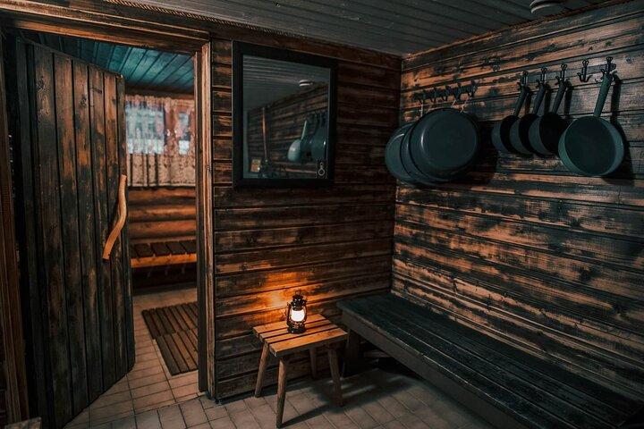 VIP SERVICE Traditional Finnish Log Sauna and Food Experience 